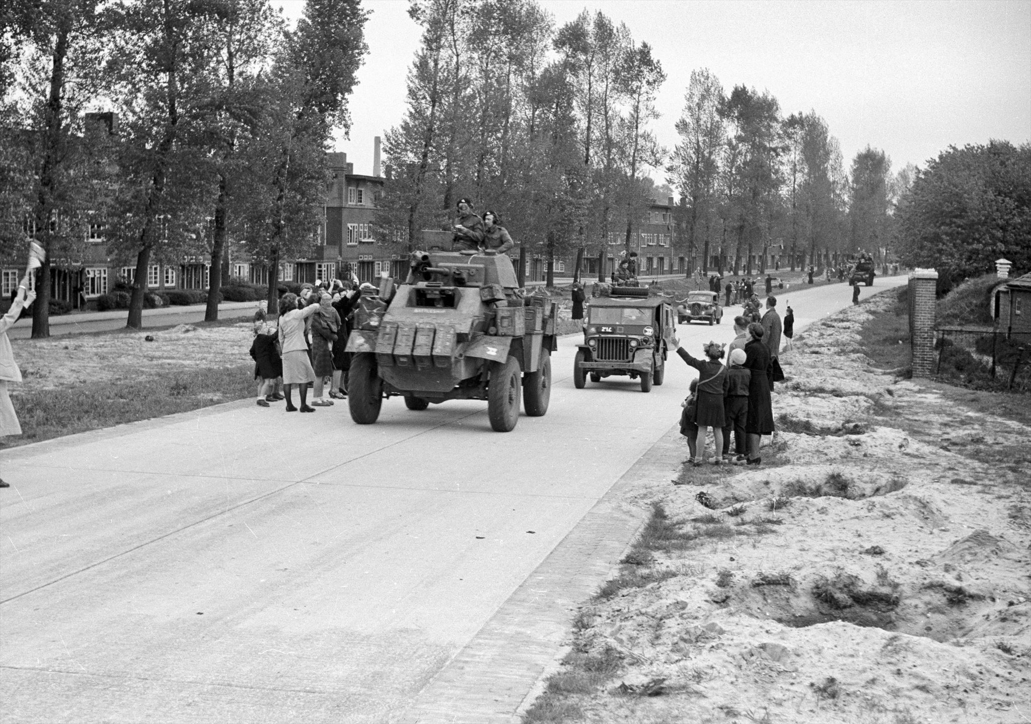 Intocht geallieerden