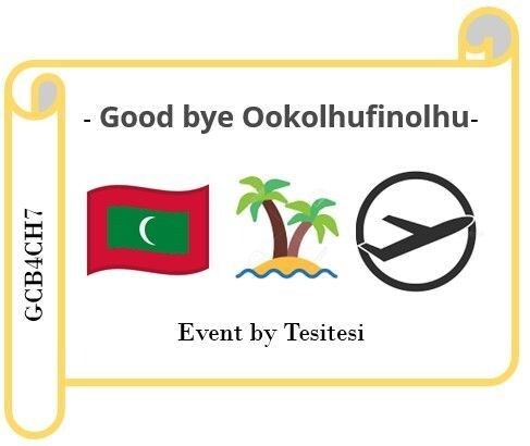 Good bye Ookolhufinolhu