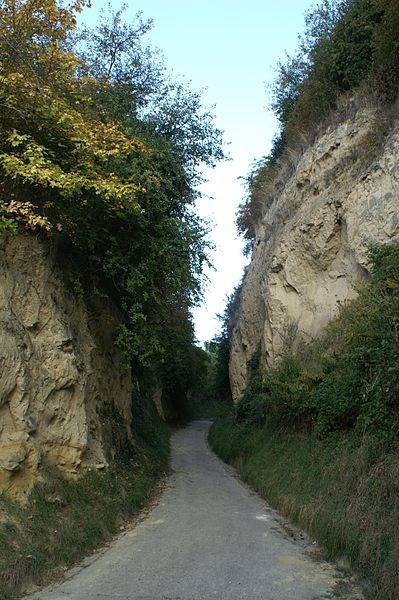 Lößhohlgasse Eichberg in Vogtsburg-Bickensohl im Kaiserstuhl