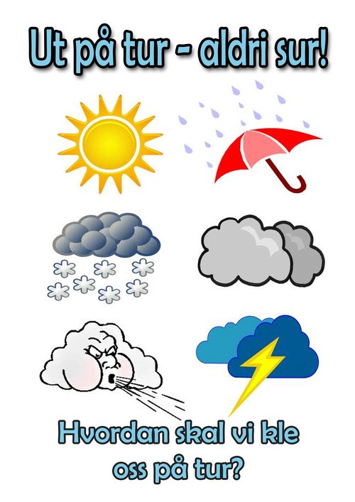 Ut på tur - aldri sur
