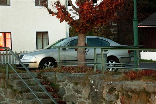 kleiner Parkplatz - Distelbach Parkplatz/ Distelbach parking area