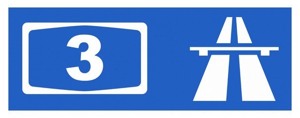 A3 Autobahnschild