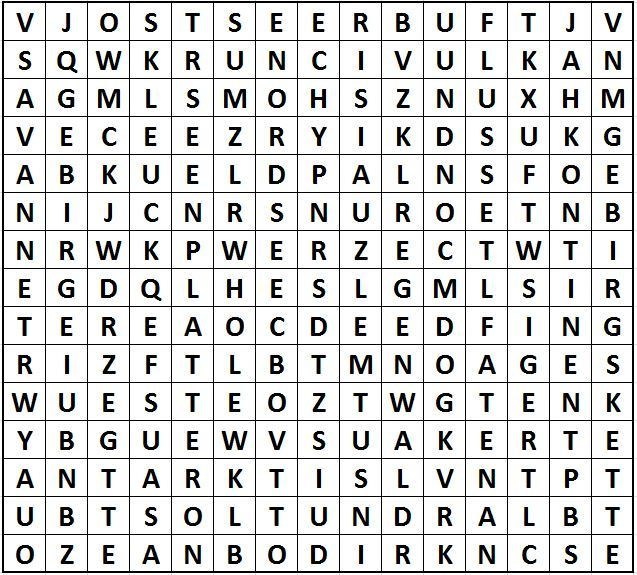 Gitterrätse Geographiel