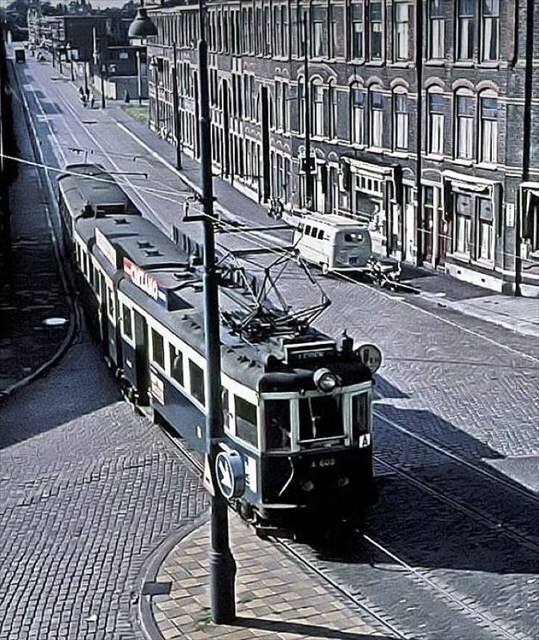 Historische foto van de halte