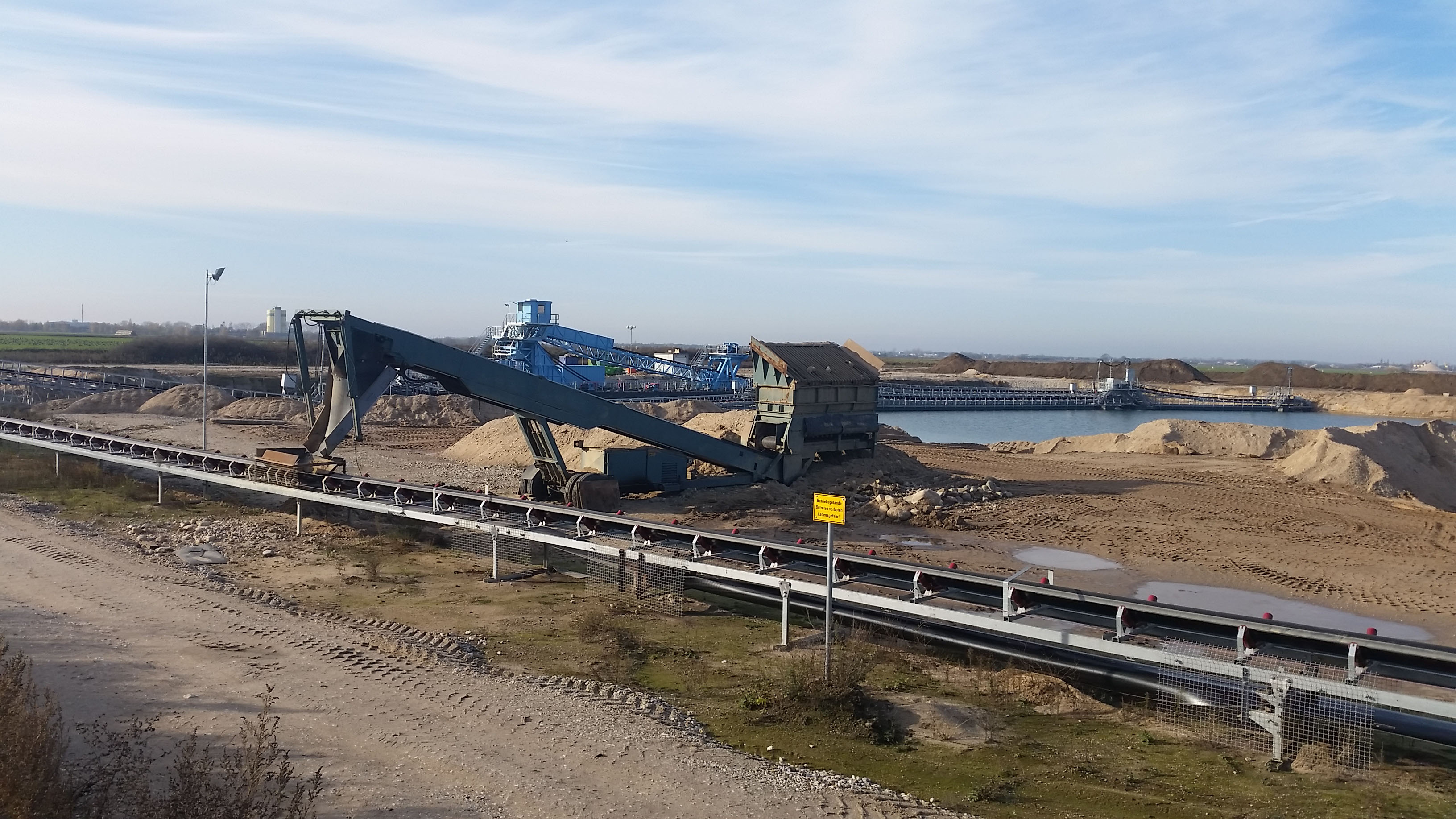 Abbau grober, mittlerer und feiner Ablagerungen Abbau grober, mittlerer und feiner Ablagerungen