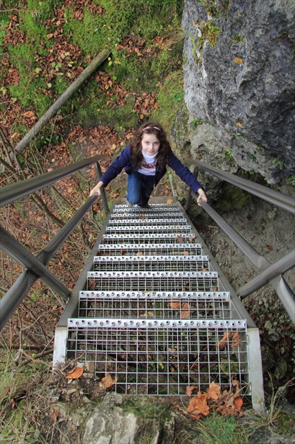 Aufstieg auf den Fahnenfels
