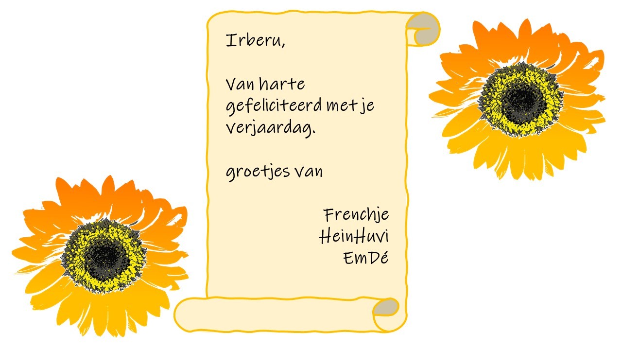 felicitatie felicitatie