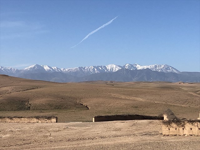 Atlas Mountains from Agafay