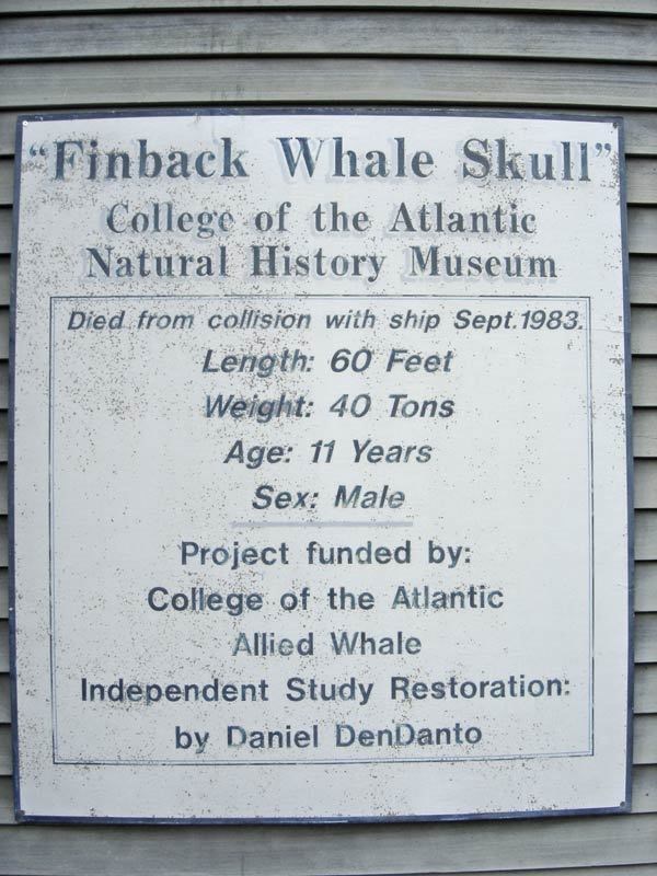 Original Sign, now missing.