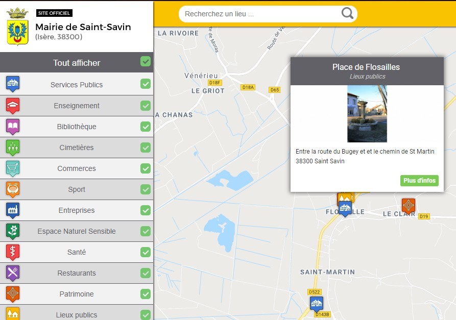 Site internet de la mairie