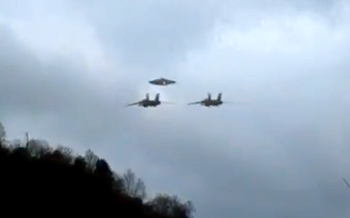 Fighters give chase