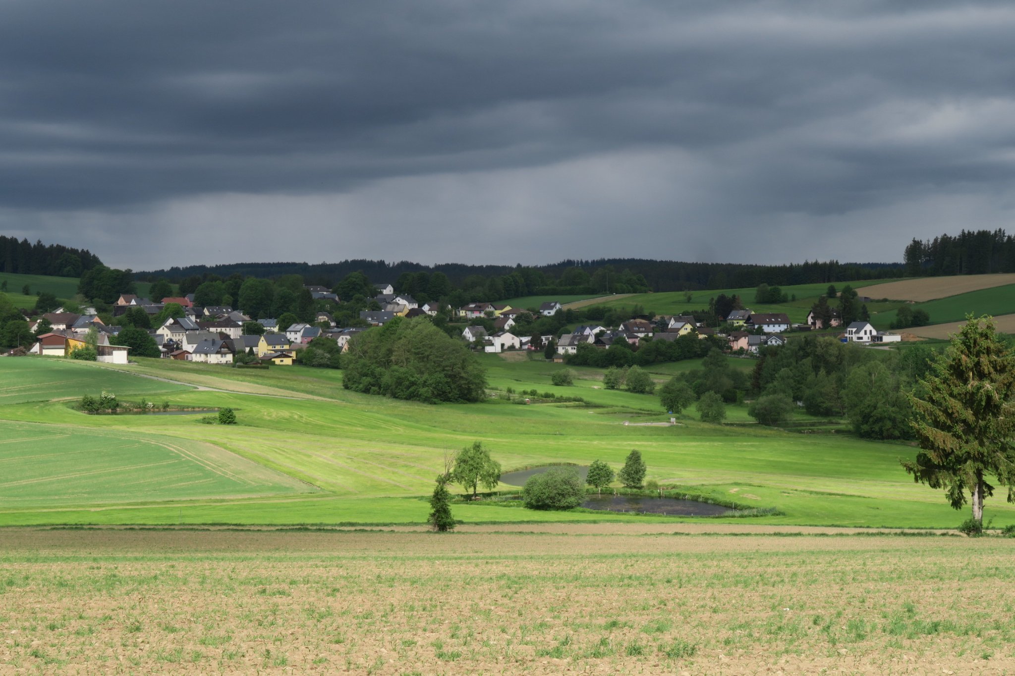 Blick auf Kleinschwarzenbach