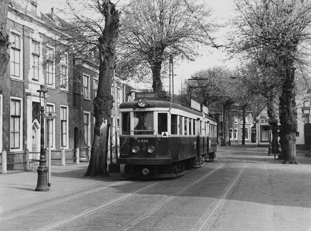 Historische foto van de halte