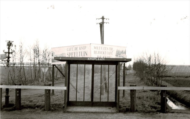 Historische foto van de halte