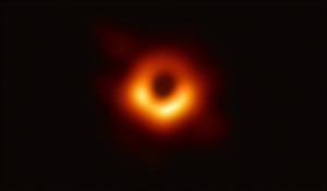 First image of a black hole ever taken.