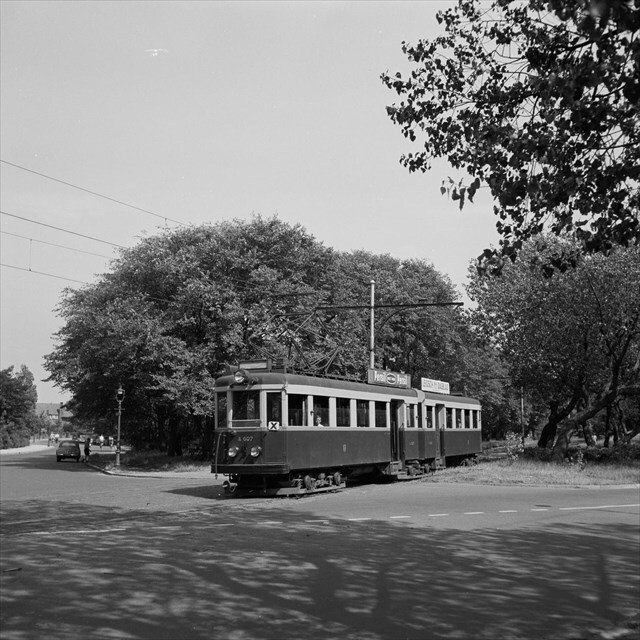 Historische foto van de halte