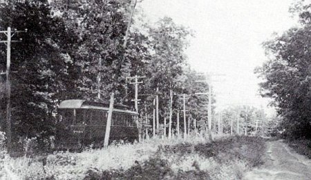 Interurban Car Near Chelsea