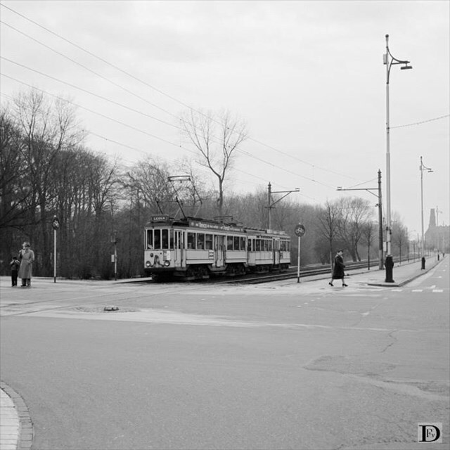 Historische foto van de halte