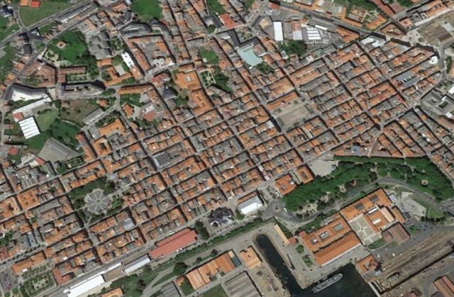 Imaxe satélite do Barrio da Magdalena