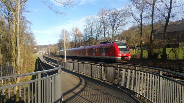 S9-Trasse auf Essener Gebiet.