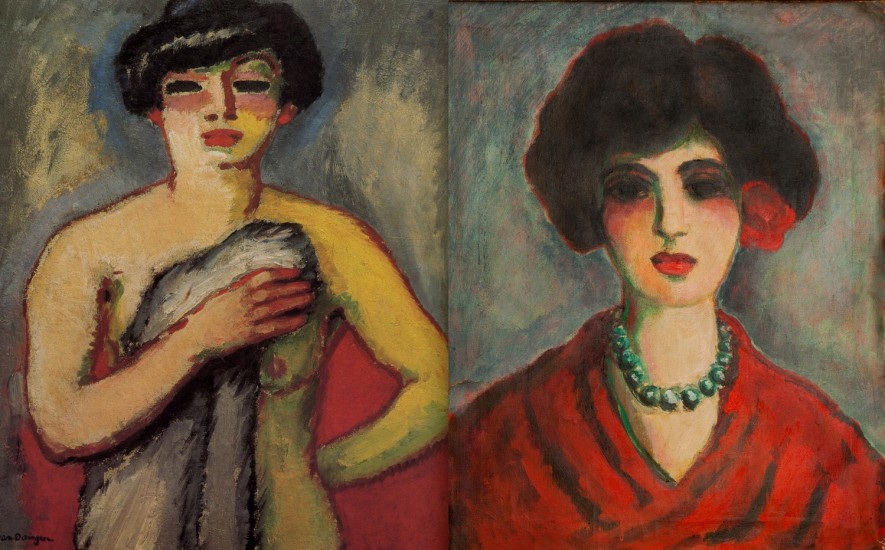 A la izquierda: Arlequín a la manera de Hory