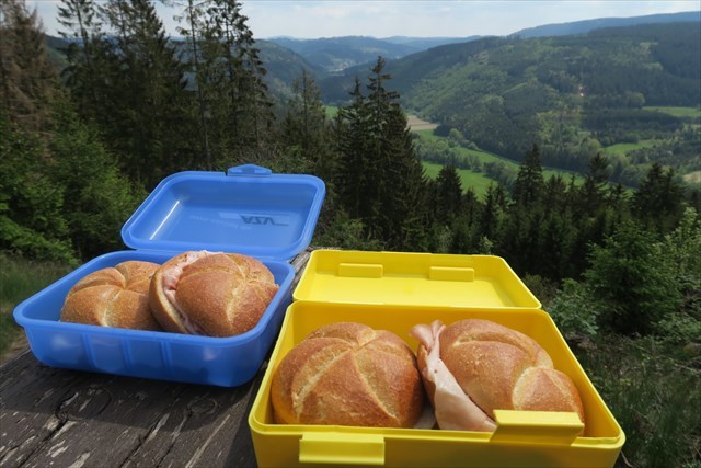 Brotzeit mit Aussicht