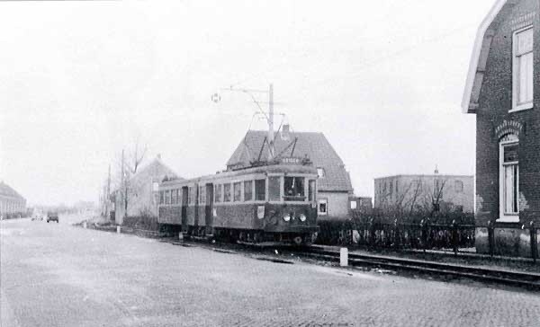 Historische foto van de halte