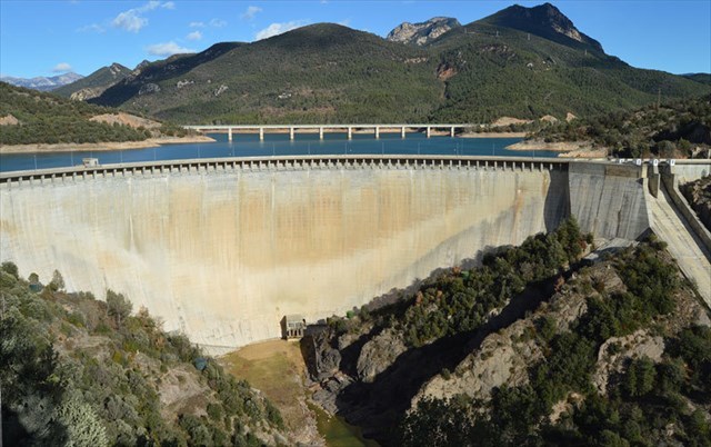 Presa de la Baells, 2016