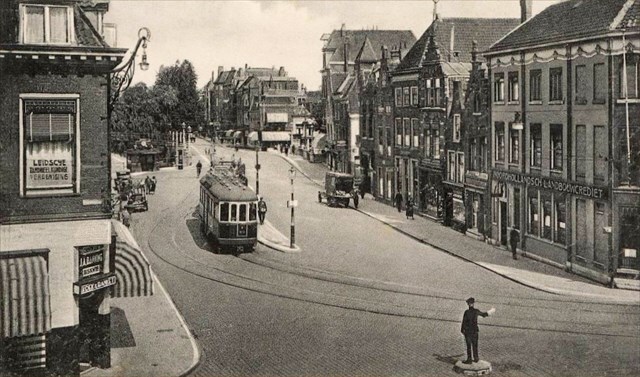 Historische foto van de halte