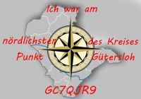 Ich war am nördlichsten Punkt des Kreises Gütersloh