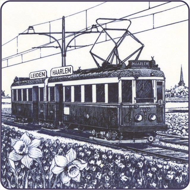 Historische foto van de halte