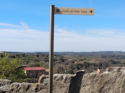 Punto de salida del pueblo