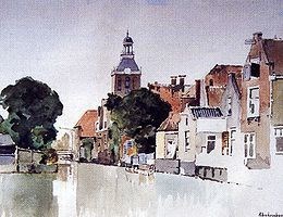 een schilderij van meppel