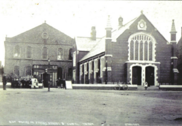 St James Green Methodist Church in 1909 (exterior)