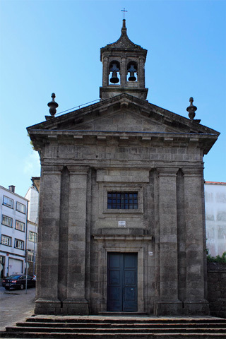 Fachada da capela da Pastoriza
