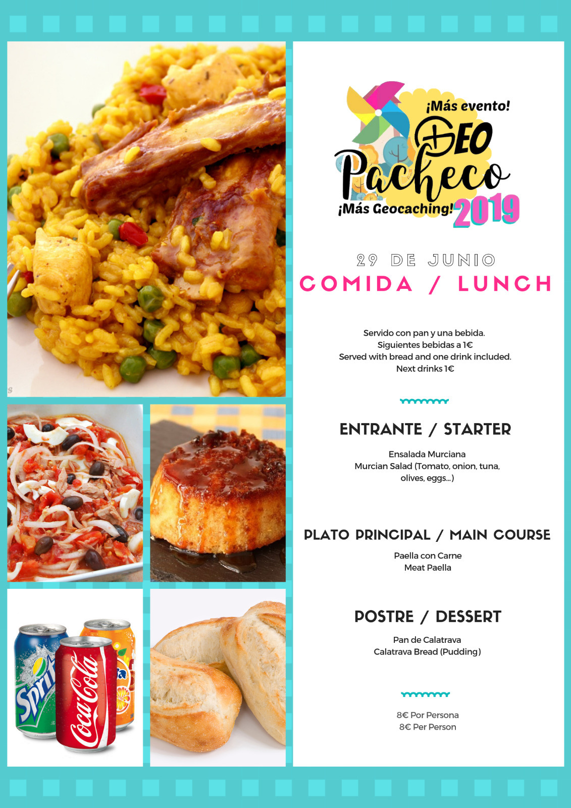 Geo Pacheco 2019 Comida Lunch