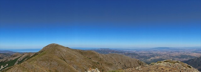 view of Punta Perda de sa Mesa from Punta Sa Cabixettas