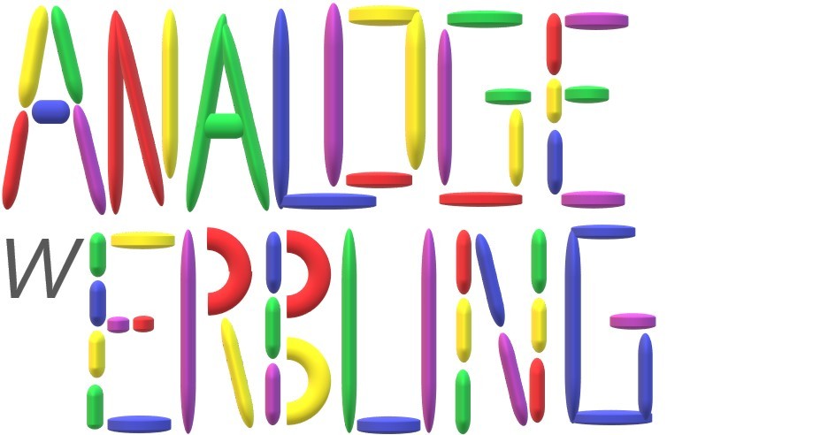 Analoge Werbung