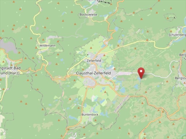 [OSM-Karte, Clausthal-Zellerfelds östlichster Zipfel]
