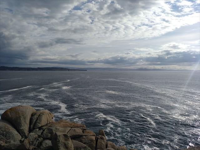 A Costa de Dexo e A Coruña desde o caché