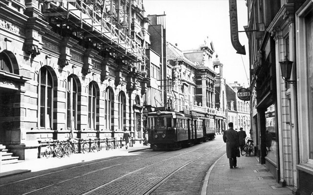 Historische foto van de halte