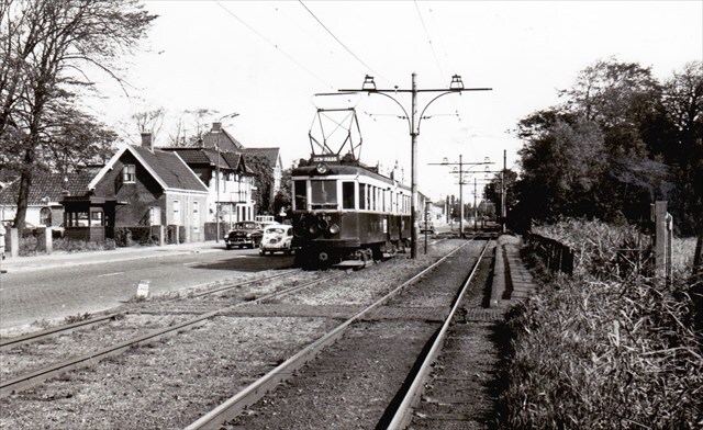 Historische foto van de halte