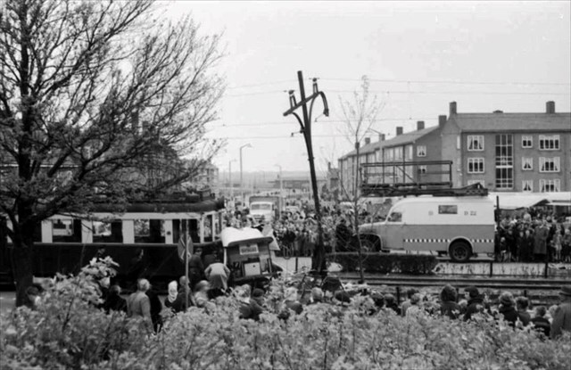 Historische foto van de halte