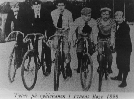 Typer på cykelbanen i Fruens bøge