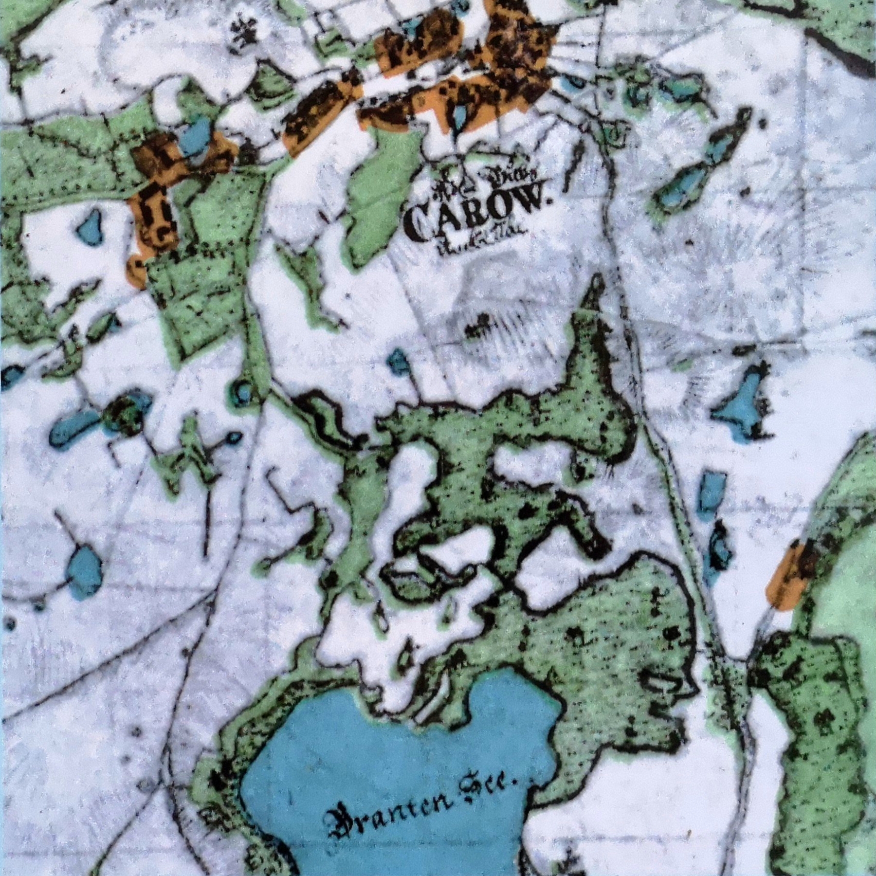 Ausschnitt der Wiebekingschen Karte Ausschnitt der Wiebekingschen Karte