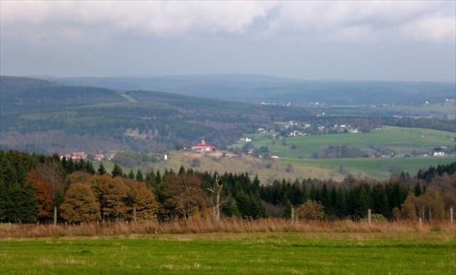 Pohled k Hoře Sv. Kateřiny