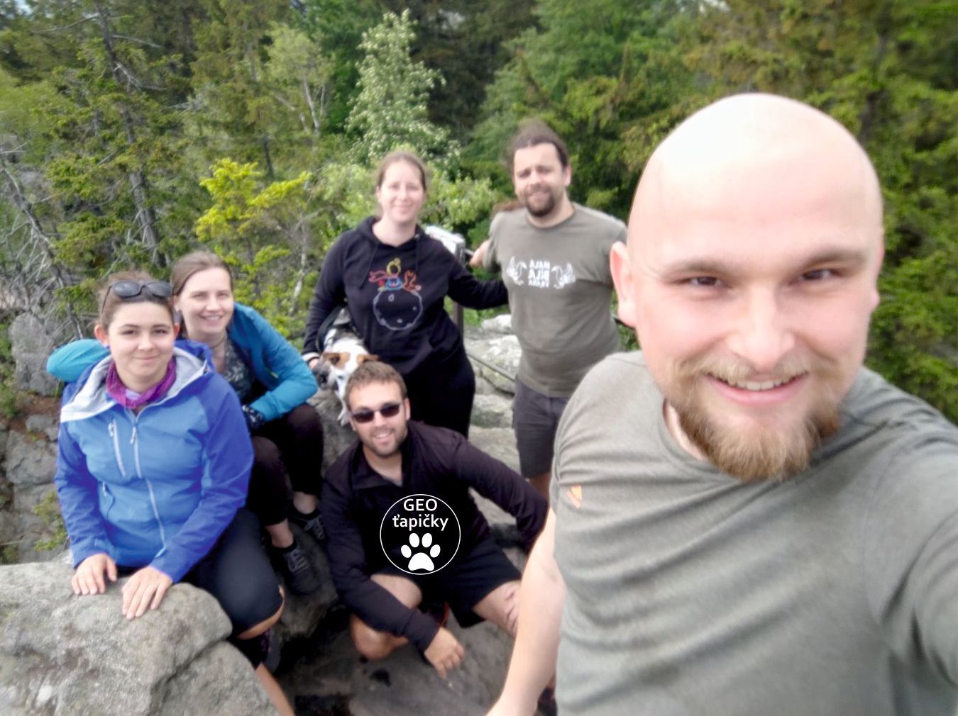 Příklad logovací fotky z Devíti skal