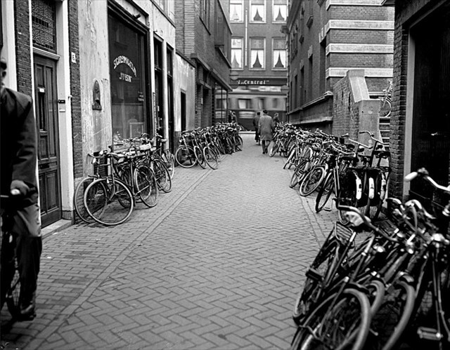 Historische foto van de halte