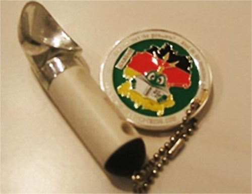 Minz Geocoin -2008 German Reviewer (only) Geocoin