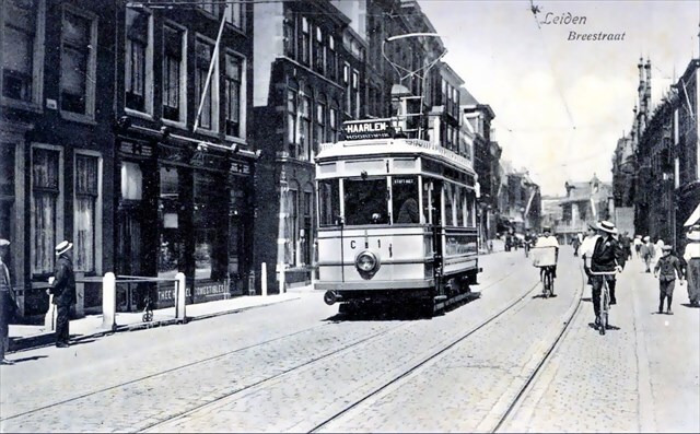 Historische foto van de halte